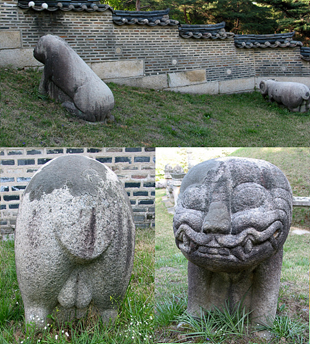 능을 수호하는 호석들 